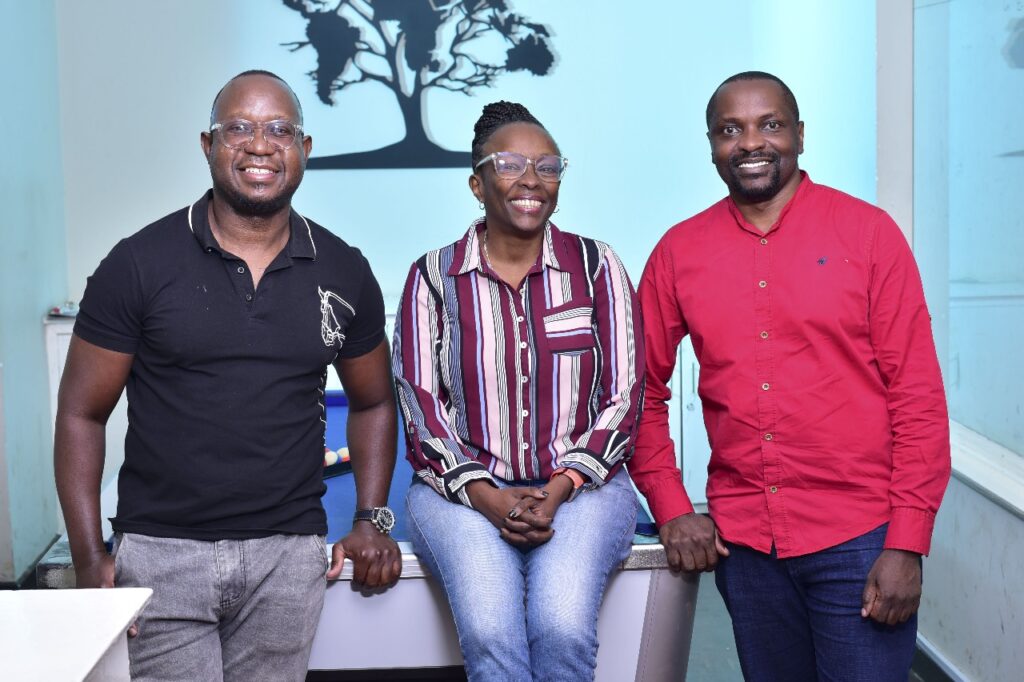 Aquila East Africa’s leadership team: Kester Muhanji (Managing Director), Bonny L’souza (Board Chair), and Anne Ngatia (Board Member), showcasing their commitment to regional growth in East Africa.