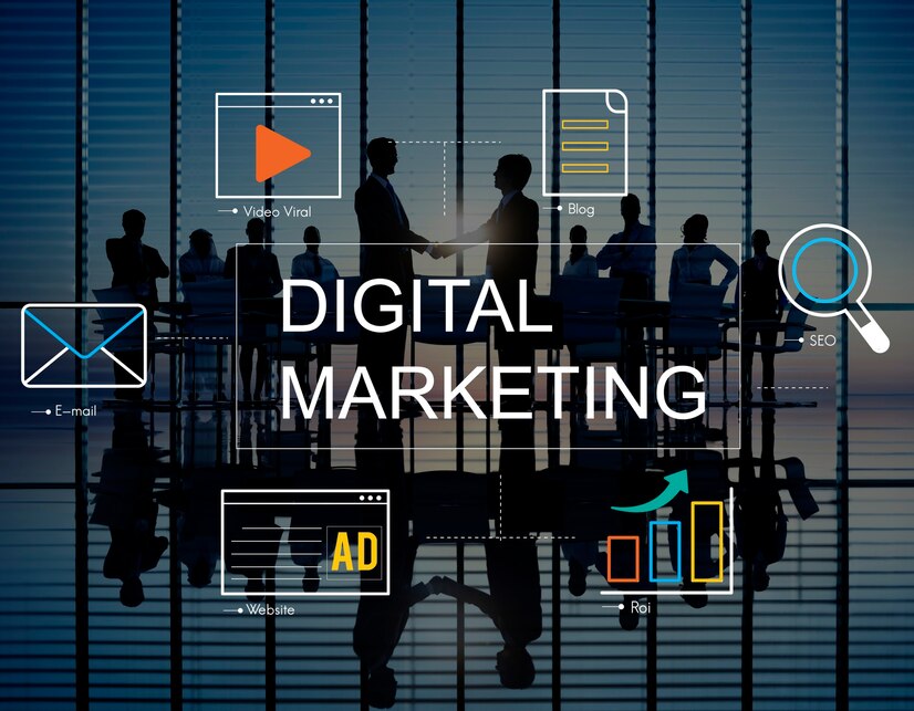 Digital marketing services overview: SEO, social media, content creation, and analytics tools for businesses in Kenya.